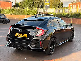Used 2021 Honda Civic Sport Black - Interior and Exterior details 5