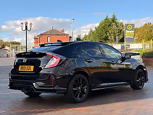 Used 2021 Honda Civic Sport Black - Interior and Exterior details 6