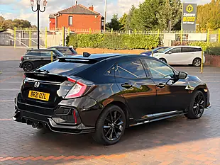 Used 2021 Honda Civic Sport Black - Interior and Exterior details 7