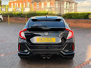 Used 2021 Honda Civic Sport Black - Interior and Exterior details 9