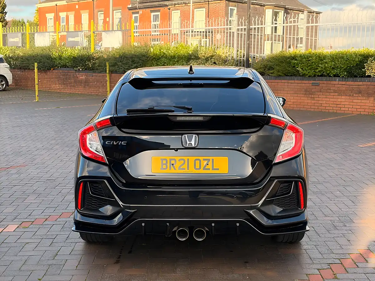 Used 2021 Honda Civic Sport Black - Interior and Exterior details 9