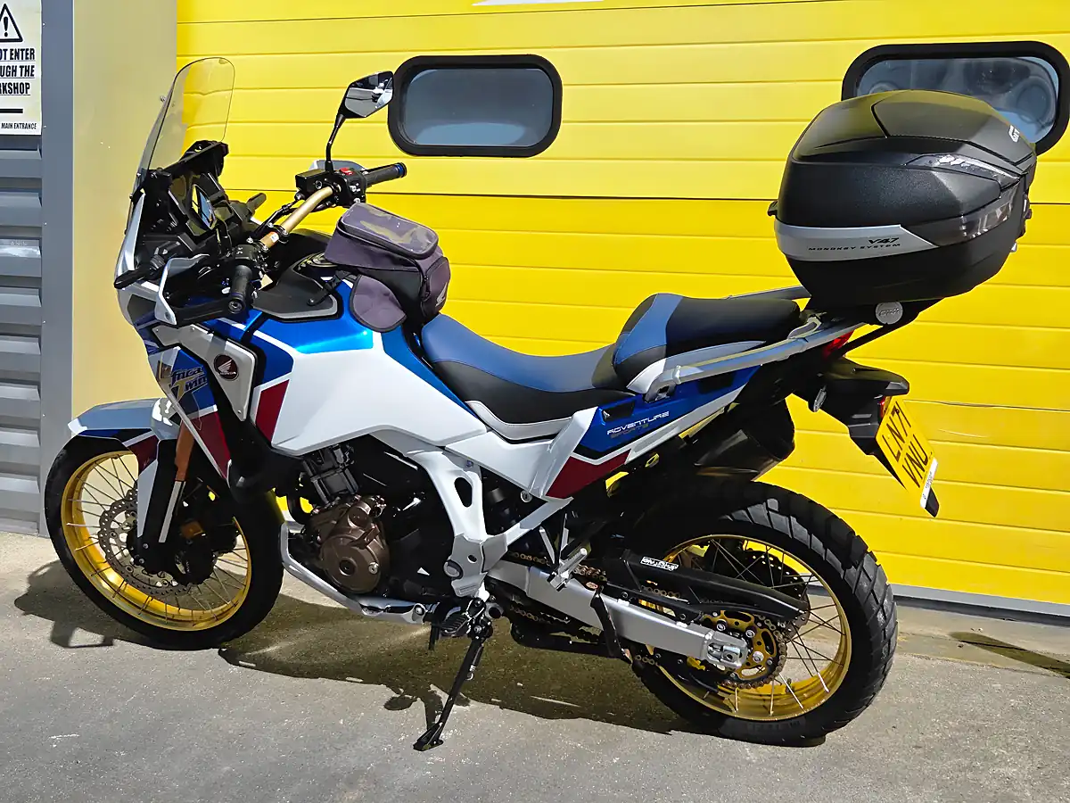 Used 2021 Honda CRF1100L Adventure Sports White - Interior and Exterior details 14