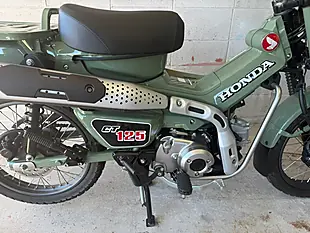 Used 2021 Honda CT125 Hunter Cub Green - Interior and Exterior details 17