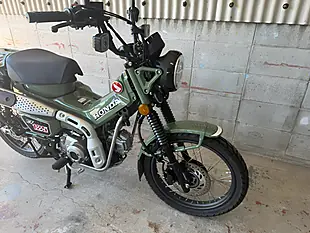 Used 2021 Honda CT125 Hunter Cub Green - Interior and Exterior details 3