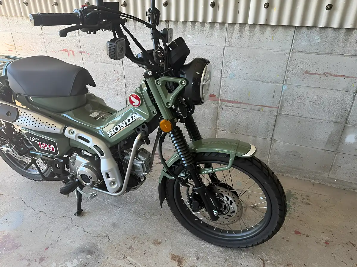 Used 2021 Honda CT125 Hunter Cub Green - Interior and Exterior details 3