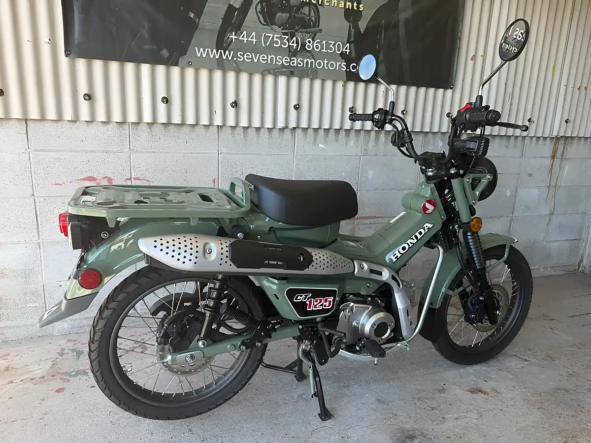 Used 2021 Honda CT125 Hunter Cub Green - Interior and Exterior details 5