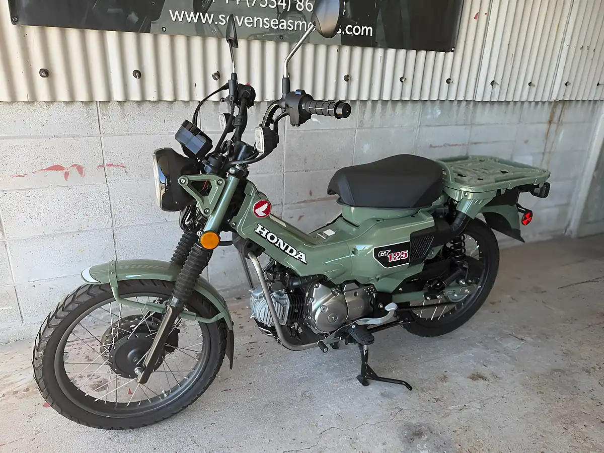 Used 2021 Honda CT125 Hunter Cub Green - Interior and Exterior details 9