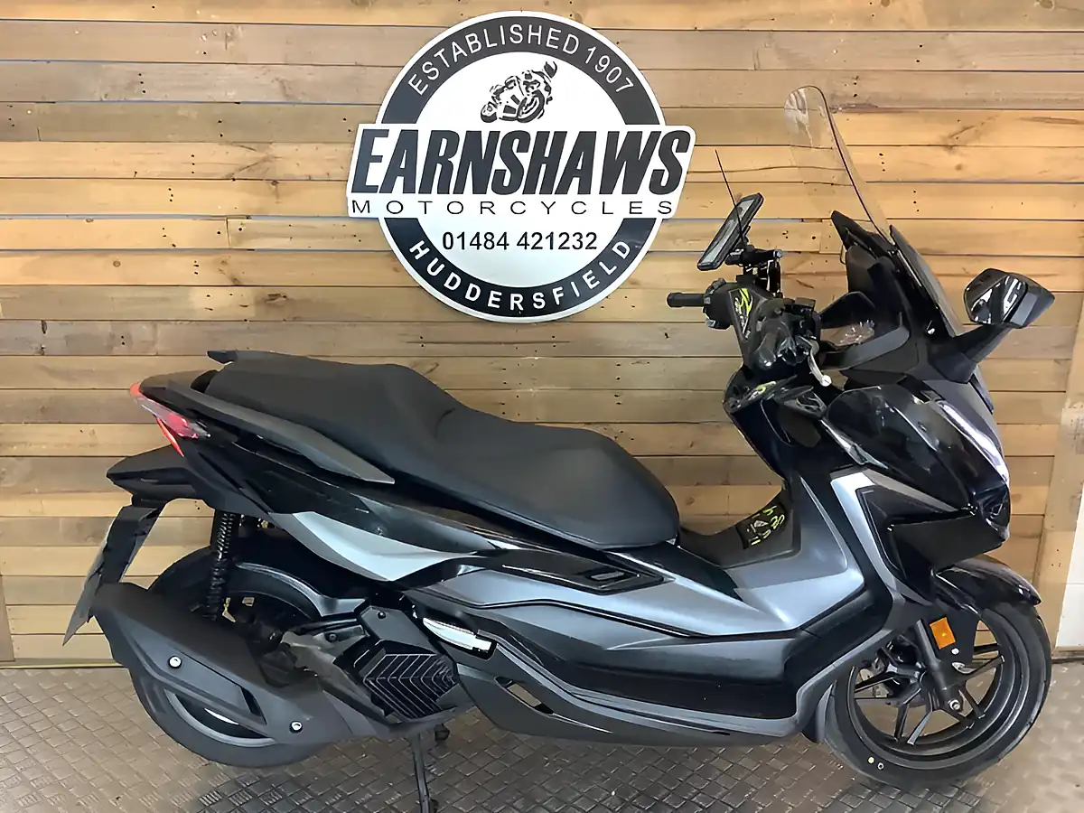 Used 2021 Honda Forza Maxi Black - Front View