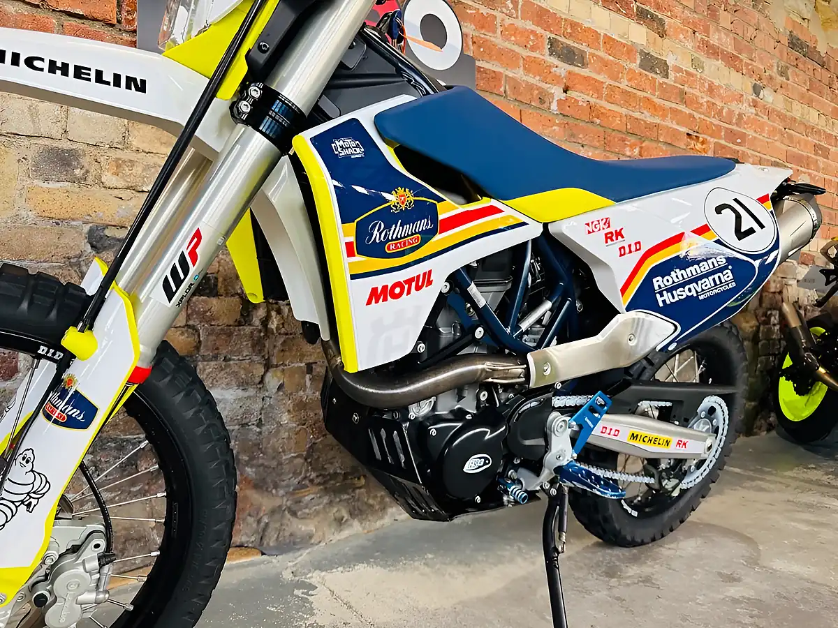 Used 2021 Husqvarna 701 Enduro White - Interior and Exterior details 15