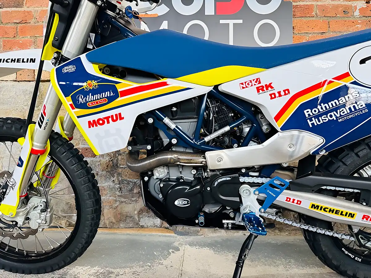 Used 2021 Husqvarna 701 Enduro White - Interior and Exterior details 16