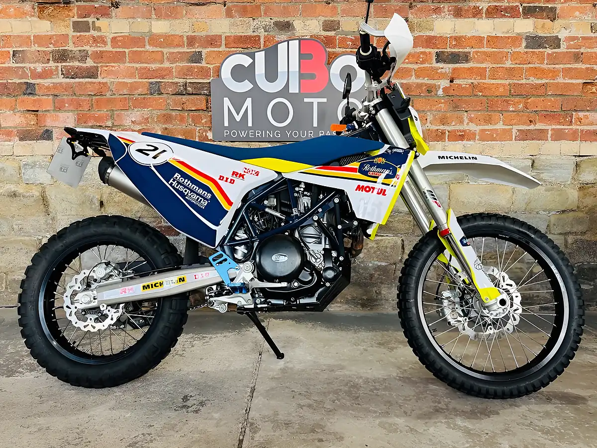 Used 2021 Husqvarna 701 Enduro White - Interior and Exterior details 2