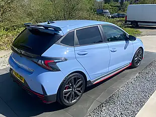 Used 2021 Hyundai I20 N Blue - Interior and Exterior details 10