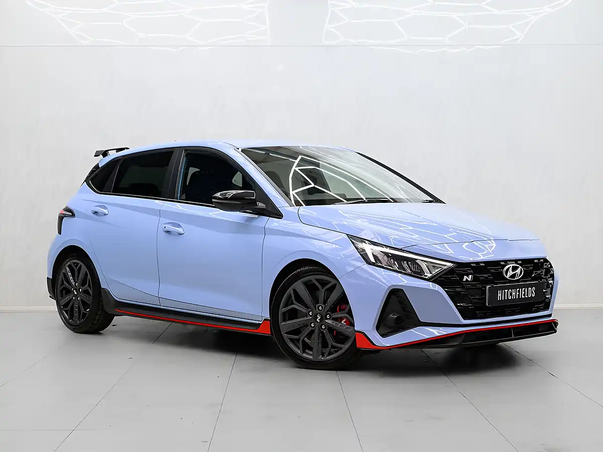 Used 2021 Hyundai I20 N Blue - Front View
