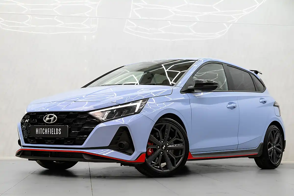 Used 2021 Hyundai I20 N Blue - Interior and Exterior details 4