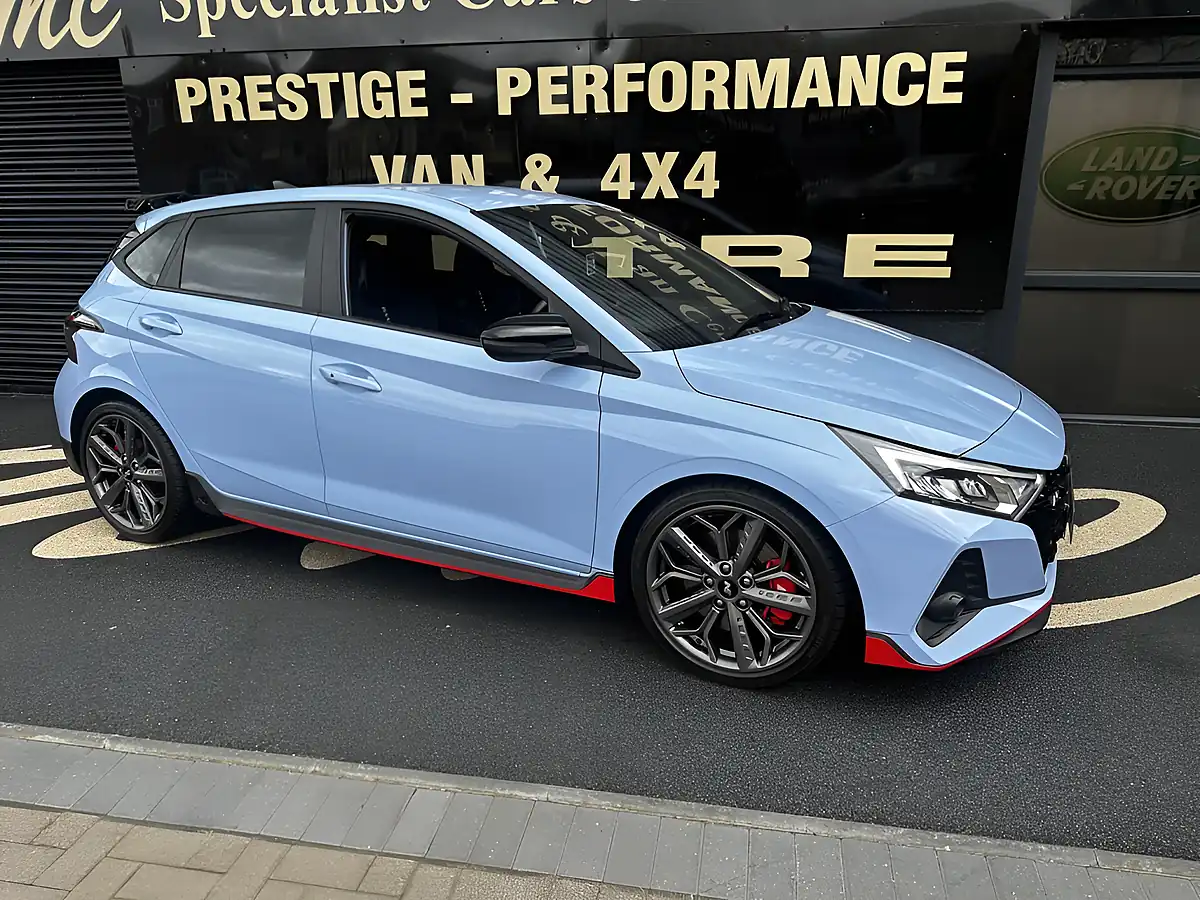Used 2021 Hyundai i20 N Blue - Front View