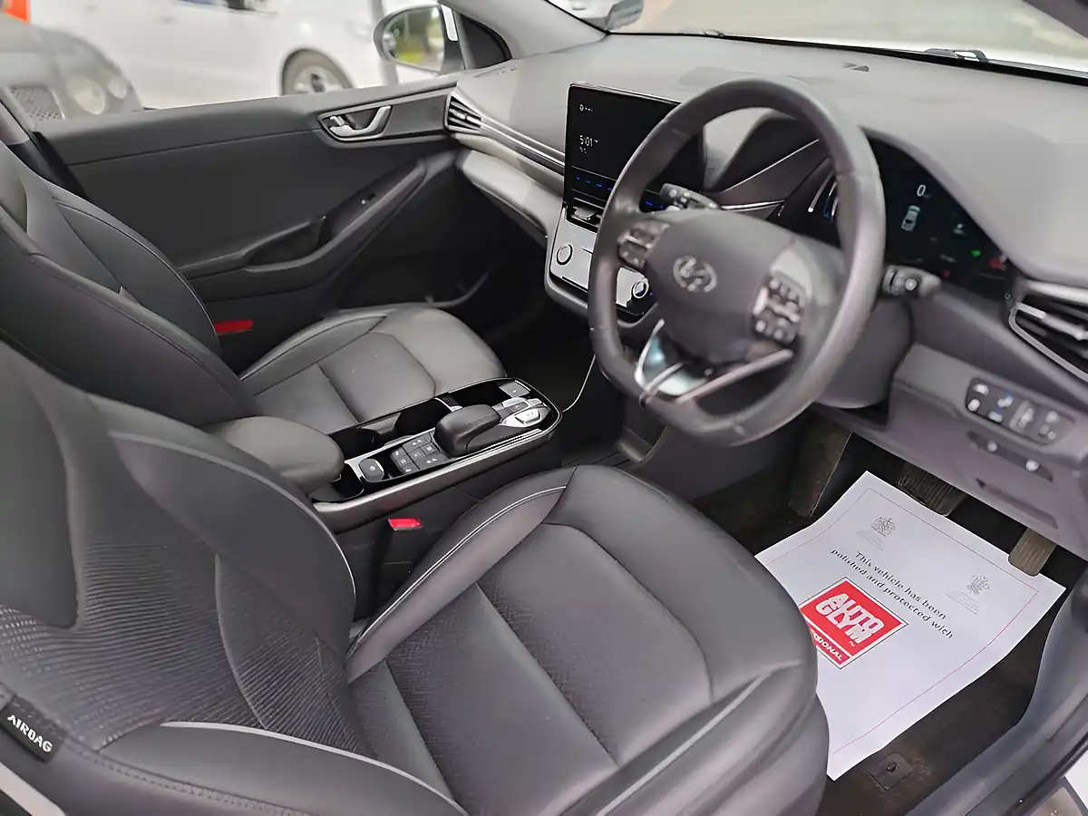 Used 2021 Hyundai Ioniq Premium Se White - Interior and Exterior details 10