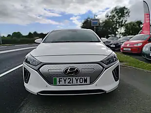 Used 2021 Hyundai Ioniq Premium Se White - Interior and Exterior details 4