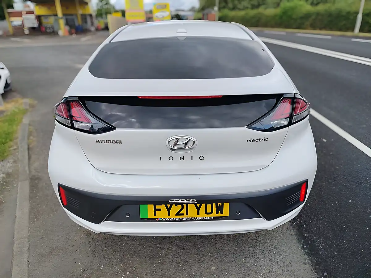 Used 2021 Hyundai Ioniq Premium Se White - Interior and Exterior details 7