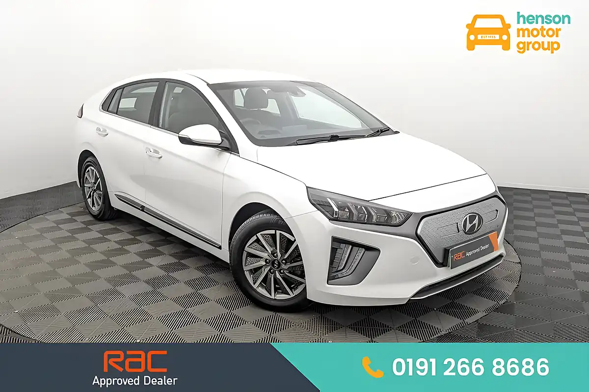 Used 2021 Hyundai Ioniq Premium White - Front View