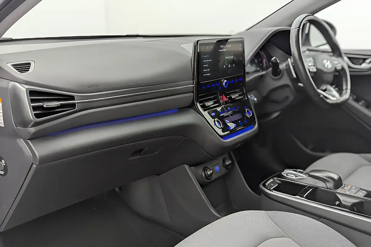 Used 2021 Hyundai Ioniq Premium White - Interior and Exterior details 12
