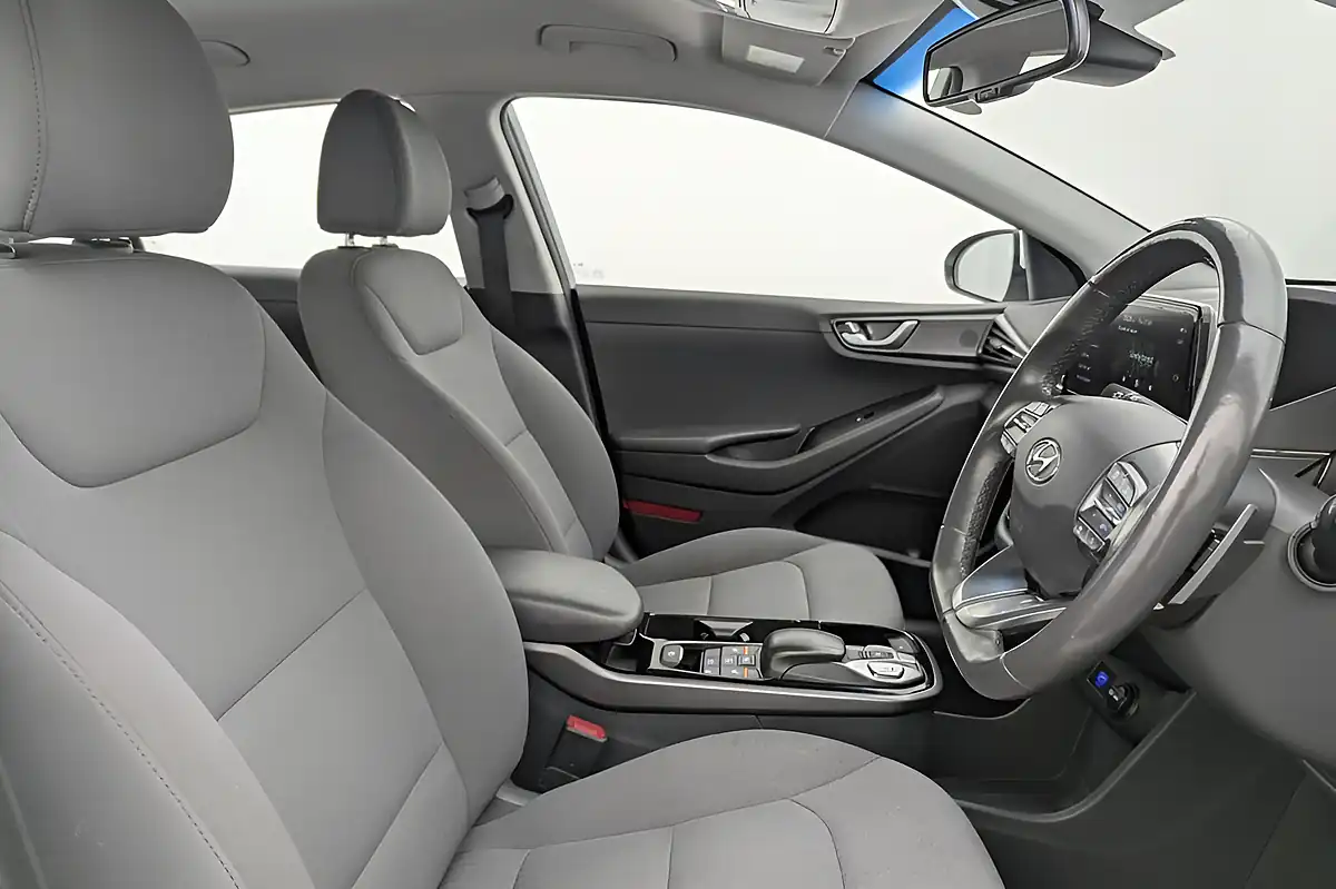Used 2021 Hyundai Ioniq Premium White - Interior and Exterior details 3