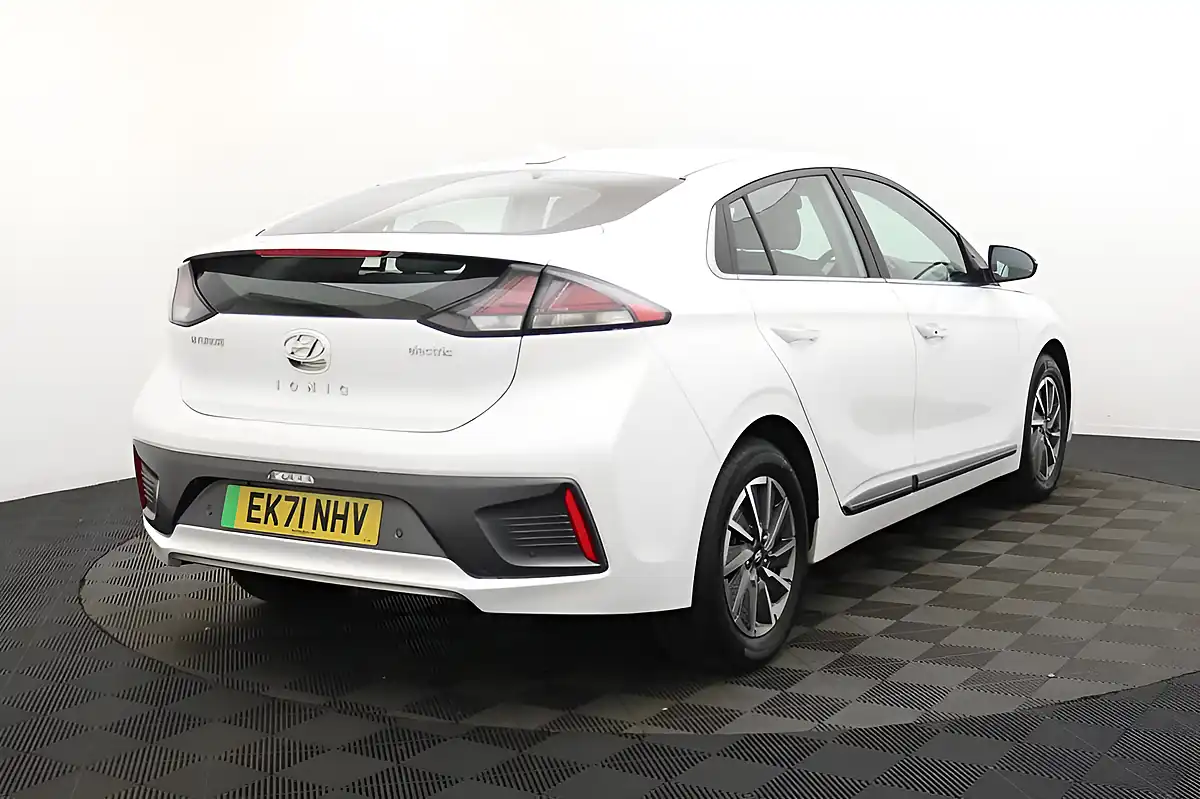Used 2021 Hyundai Ioniq Premium White - Interior and Exterior details 4