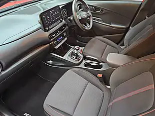 Used 2021 Hyundai Kona N Line Red - Interior and Exterior details 12