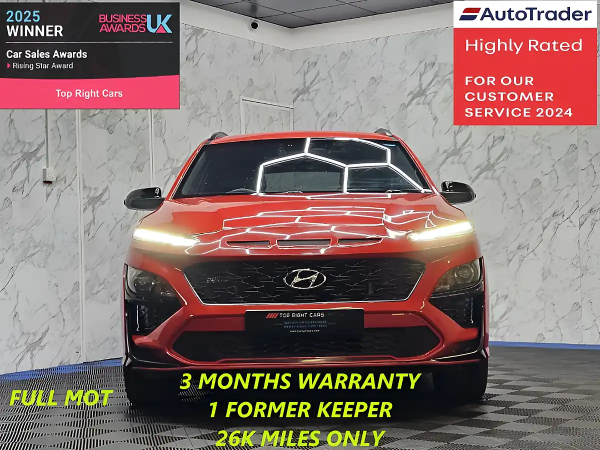Used 2021 Hyundai Kona N Line Red - Interior and Exterior details 2