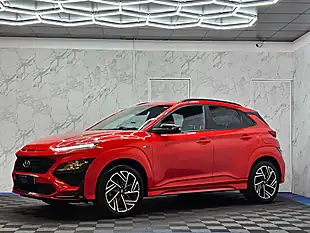 Used 2021 Hyundai Kona N Line Red - Interior and Exterior details 4
