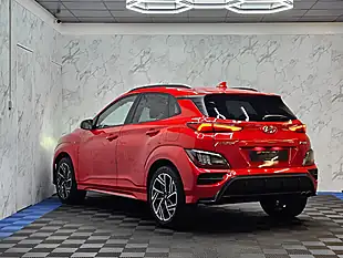 Used 2021 Hyundai Kona N Line Red - Interior and Exterior details 7