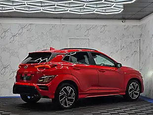 Used 2021 Hyundai Kona N Line Red - Interior and Exterior details 9