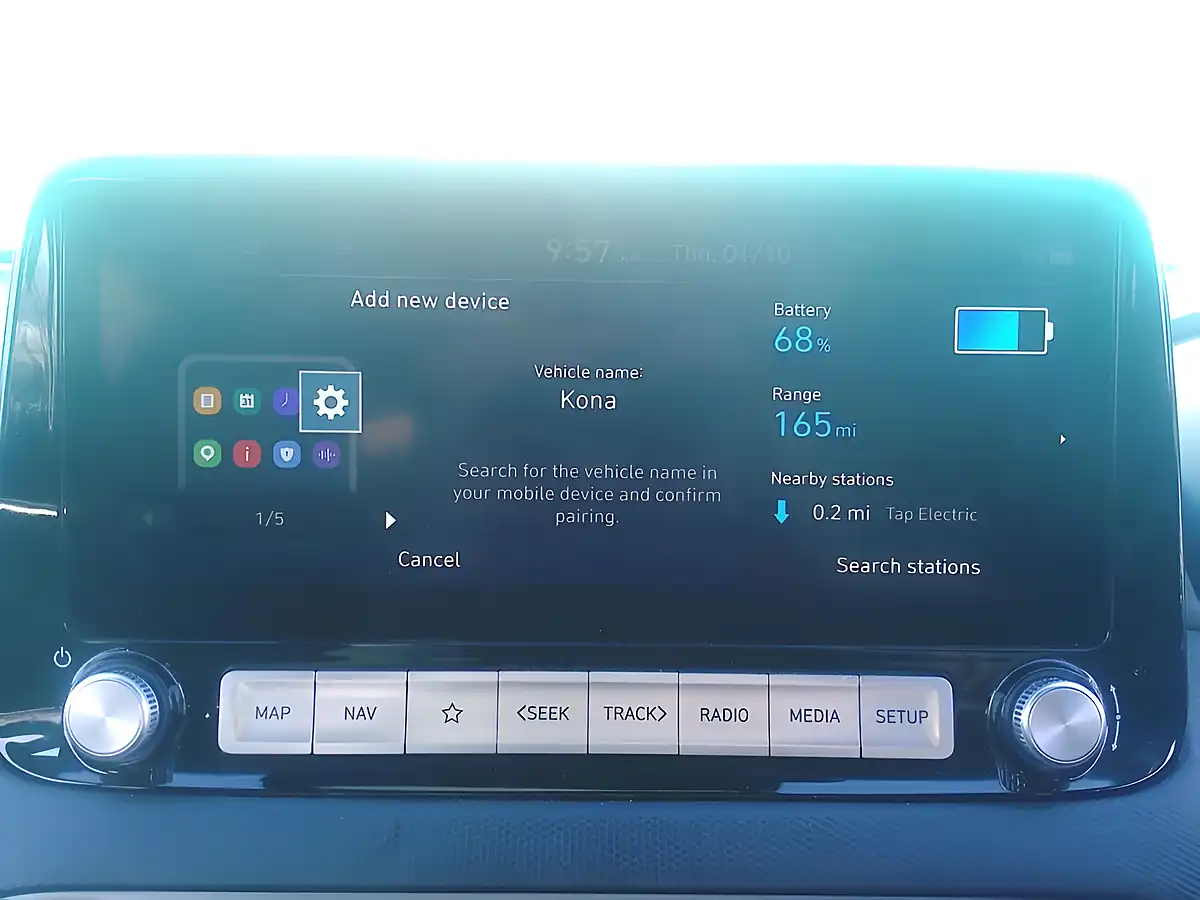 Used 2021 Hyundai Kona Premium Galactic Grey - Interior and Exterior details 13