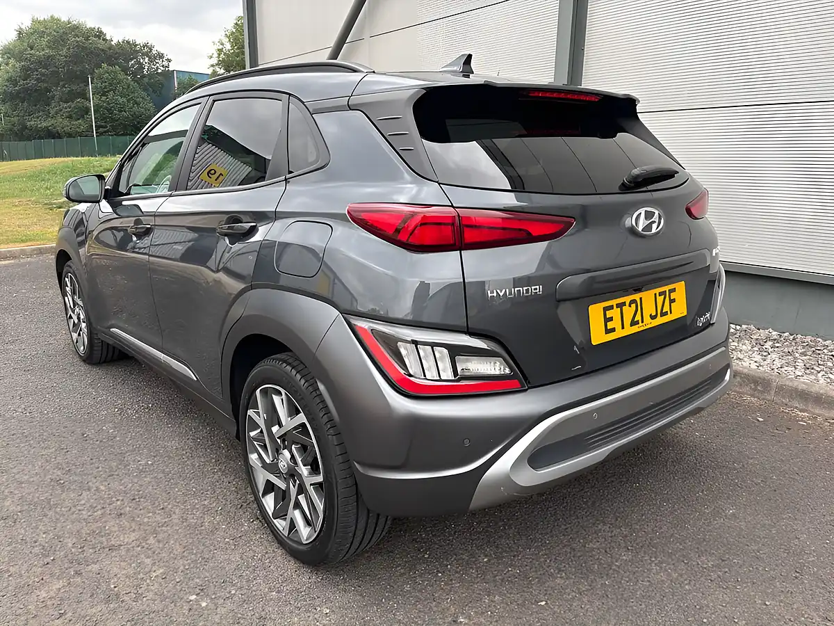 Used 2021 Hyundai Kona Premium Grey - Interior and Exterior details 10