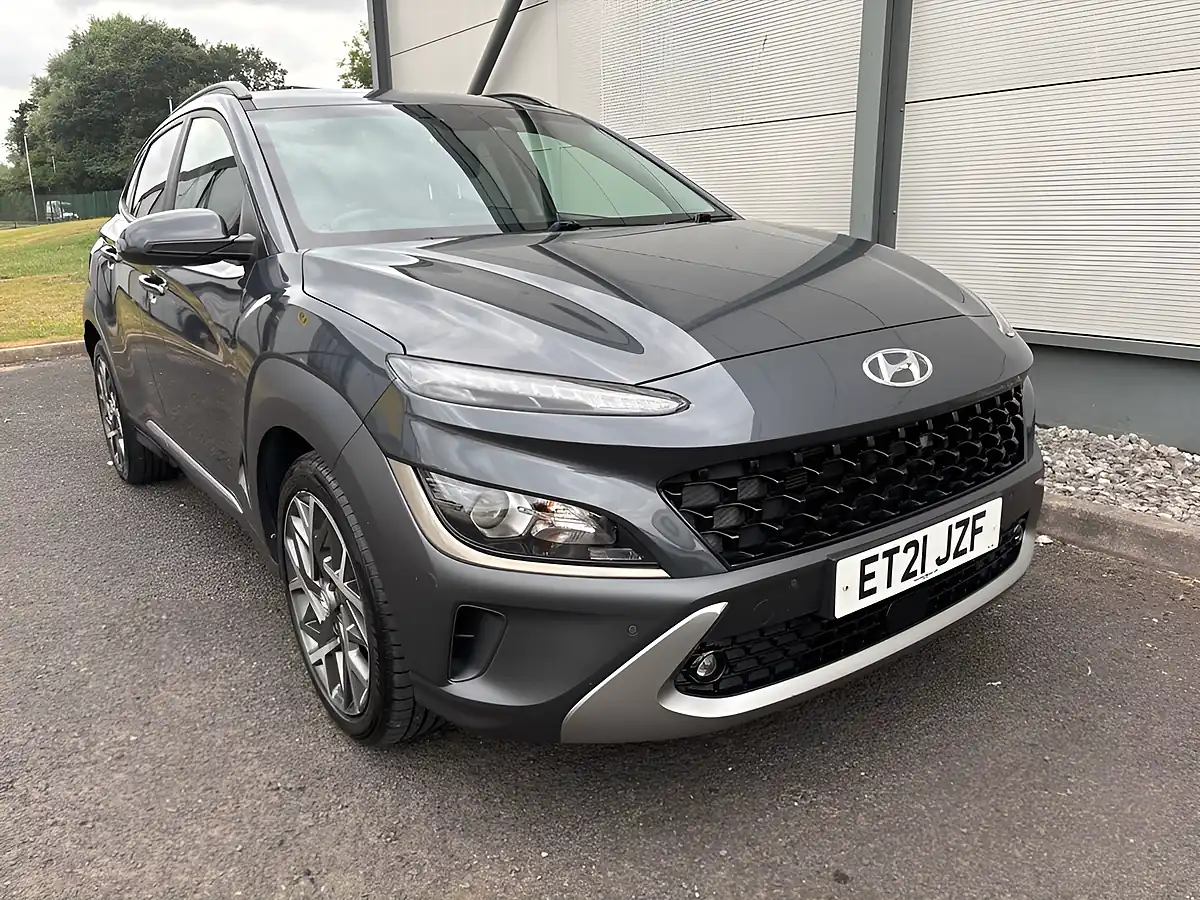 Used 2021 Hyundai Kona Premium Grey - Interior and Exterior details 3
