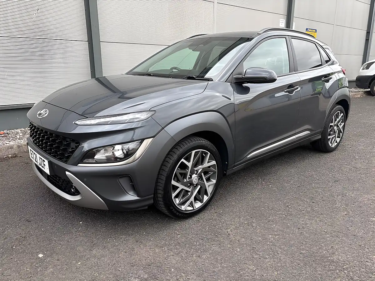 Used 2021 Hyundai Kona Premium Grey - Interior and Exterior details 4