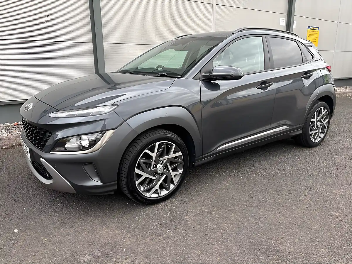 Used 2021 Hyundai Kona Premium Grey - Interior and Exterior details 5