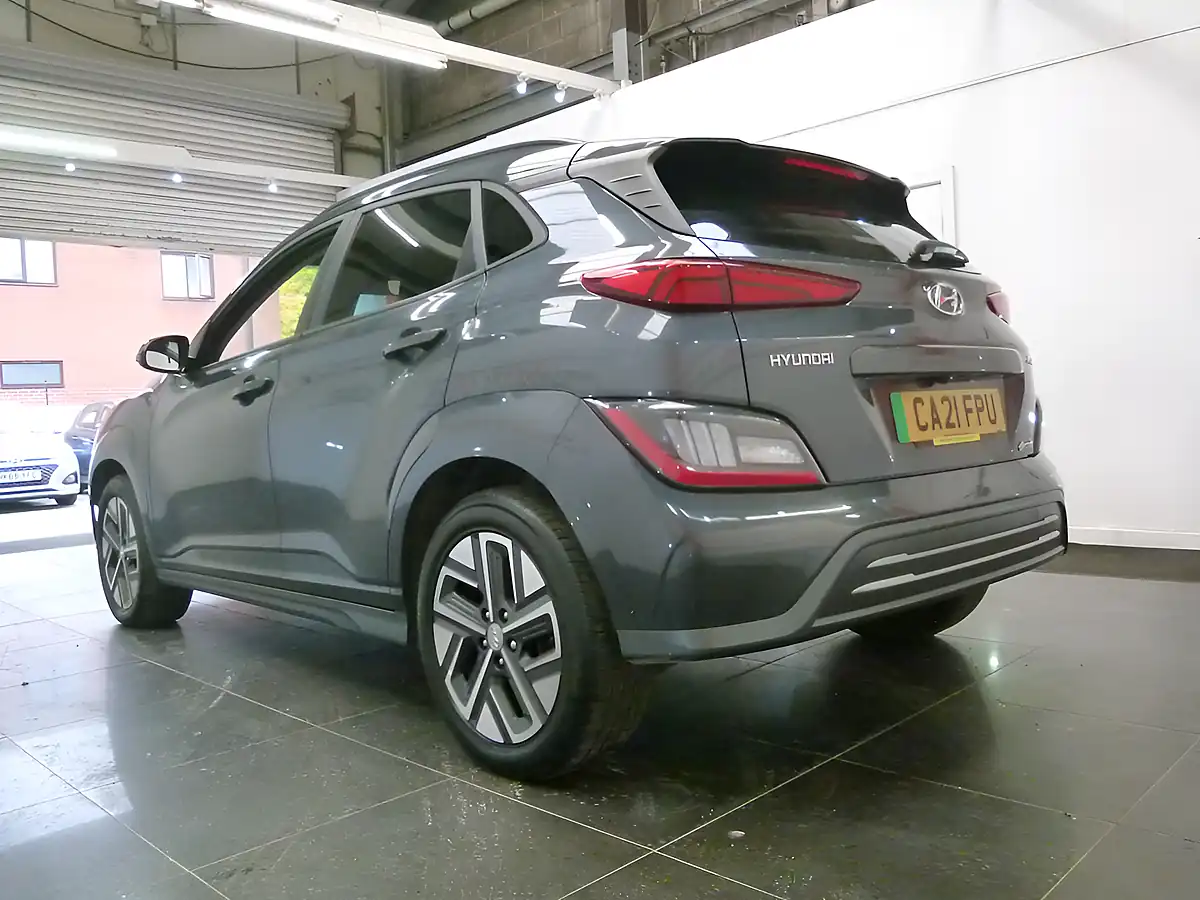 Used 2021 Hyundai Kona Premium Grey - Interior and Exterior details 10