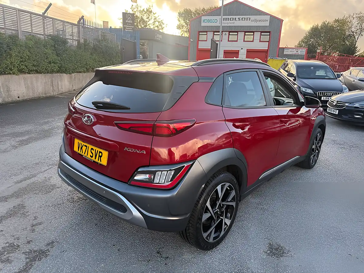 Used 2021 Hyundai Kona Premium Pulse Red - Interior and Exterior details 9