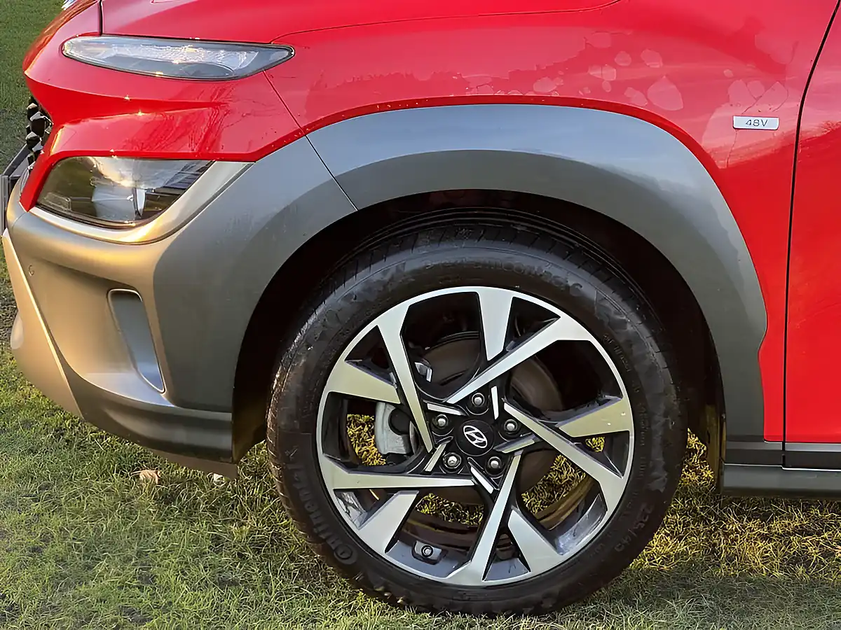 Used 2021 Hyundai Kona Premium Red - Interior and Exterior details 11