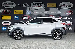 Used 2021 Hyundai Kona Premium White - Interior and Exterior details 2
