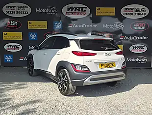 Used 2021 Hyundai Kona Premium White - Interior and Exterior details 3