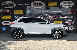 Used 2021 Hyundai Kona Premium White - Interior and Exterior details 5