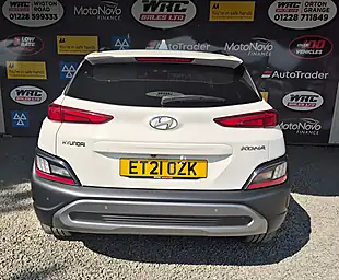 Used 2021 Hyundai Kona Premium White - Interior and Exterior details 8
