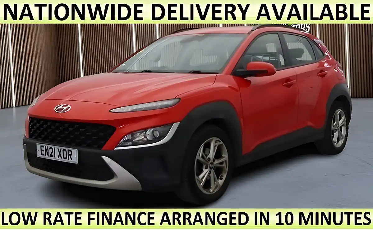 Used 2021 Hyundai Kona Se Connect Red - Front View