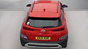 Used 2021 Hyundai Kona Se Connect Red - Interior and Exterior details 10