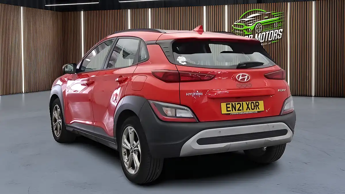 Used 2021 Hyundai Kona Se Connect Red - Interior and Exterior details 11