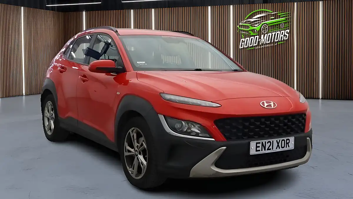 Used 2021 Hyundai Kona Se Connect Red - Interior and Exterior details 4