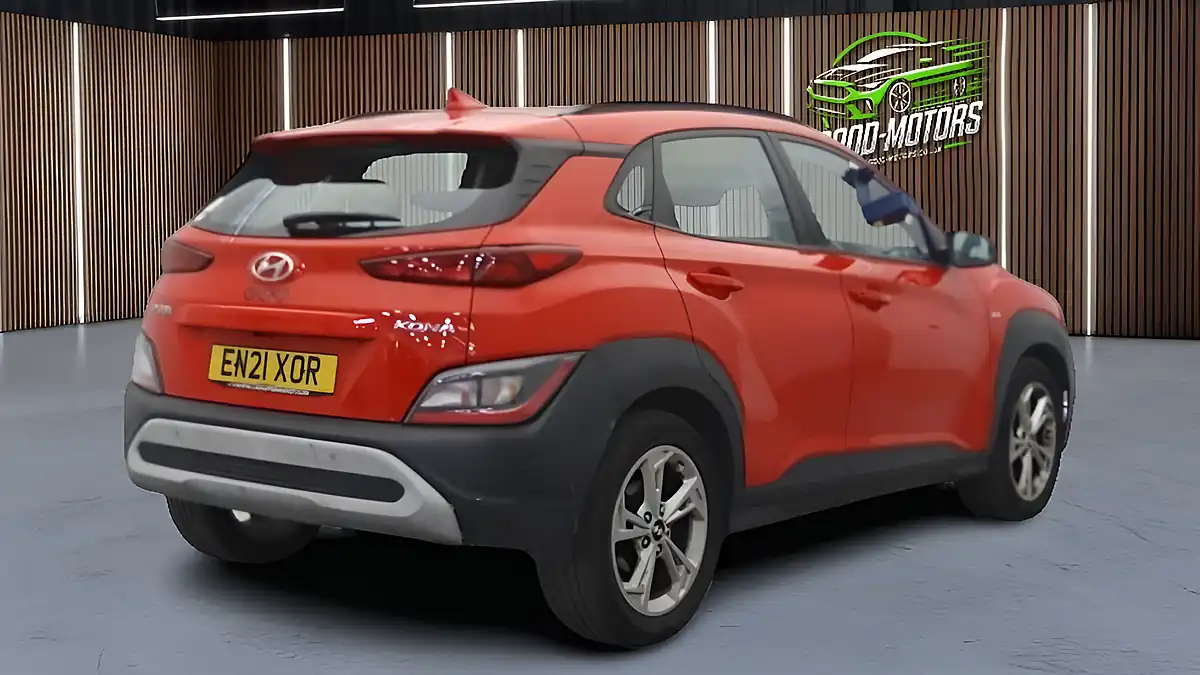 Used 2021 Hyundai Kona Se Connect Red - Interior and Exterior details 8