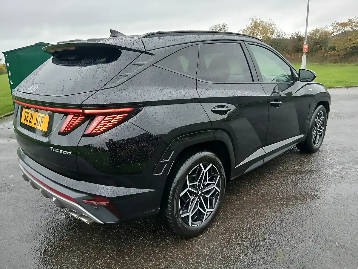 Used 2021 Hyundai Tucson N Line Black - Interior and Exterior details 5