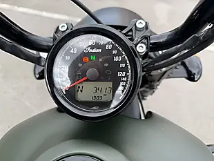 Used 2021 Indian Scout Bobber Twenty Custom Cruiser Green - Interior and Exterior details 8